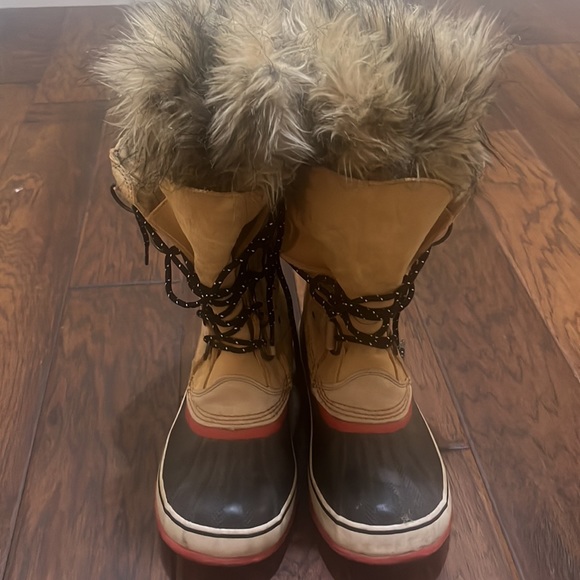 Sorel heavy Snow rain fur boots Joan of Arc style which is sold out 1540-227 - Picture 4 of 7